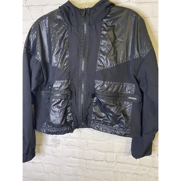 Forever 21 Jackets & Blazers - Windbreaker Black Jacket Coat Women Small